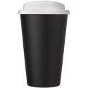 Americano® 350 ml tumbler with spill-proof lid czarny, biały (21069514)