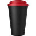 Americano® 350 ml tumbler with spill-proof lid czarny, czerwony (21069516)