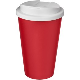 Americano® 350 ml tumbler with spill-proof lid czerwony, biały (21069518)