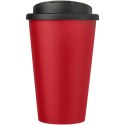 Americano® 350 ml tumbler with spill-proof lid czerwony, czarny (21069520)