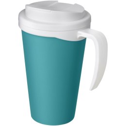 Americano® Grande 350 ml mug with spill-proof lid błękitny, biały (21042111)