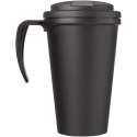 Americano® Grande 350 ml mug with spill-proof lid czarny, czarny (21042100)