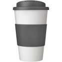 Americano® 350 ml tumbler with grip & spill-proof lid biały, szary (21069610)