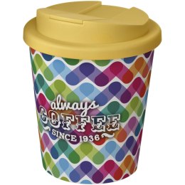 Brite-Americano® Espresso 250 ml tumbler with spill-proof lid biały, żółty (21069811)