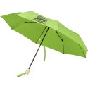 Składany wiatroodporny parasol 51 cm z PET z recyklingu Birgit zielony limonkowowy (10914563)