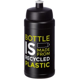 Baseline 500 ml butelka sportowa z recyklingu czarny, czarny (21044490)