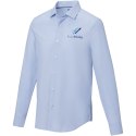 Cuprite męska organiczna koszulka z długim rękawem z certyfikatem GOTS jasnoniebieski (37524500)
