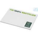 Karteczki samoprzylepne z recyklingu o wymiarach 100 x 75 mm Sticky-Mate® biały (21287011)