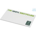 Karteczki samoprzylepne z recyklingu o wymiarach 127 x 75 mm Sticky-Mate® biały (21288012)
