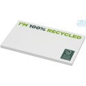 Karteczki samoprzylepne z recyklingu o wymiarach 127 x 75 mm Sticky-Mate® biały (21288012)