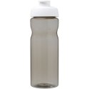 Bidon H2O Active® Base Tritan™ o pojemności 650 ml z klapką ciemnografitowy, biały (21043605)