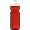Bidon H2O Active® Base Tritan™ o pojemności 650 ml z klapką czerwony, biały (21043607)