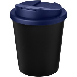 Kubek Americano® Espresso Eco z recyklingu o pojemności 250 ml z pokrywą odporną na zalanie czarny, niebieski (21045507)