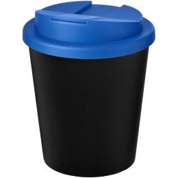 Kubek Americano® Espresso Eco z recyklingu o pojemności 250 ml z pokrywą odporną na zalanie czarny, średnioniebieski (21045506)