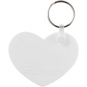 Tait łańcuch do kluczy z recyklingu w kształcie serca biały (21047301)